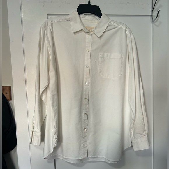 Sezane Max Shirt in Casual White - Picture 7 of 7